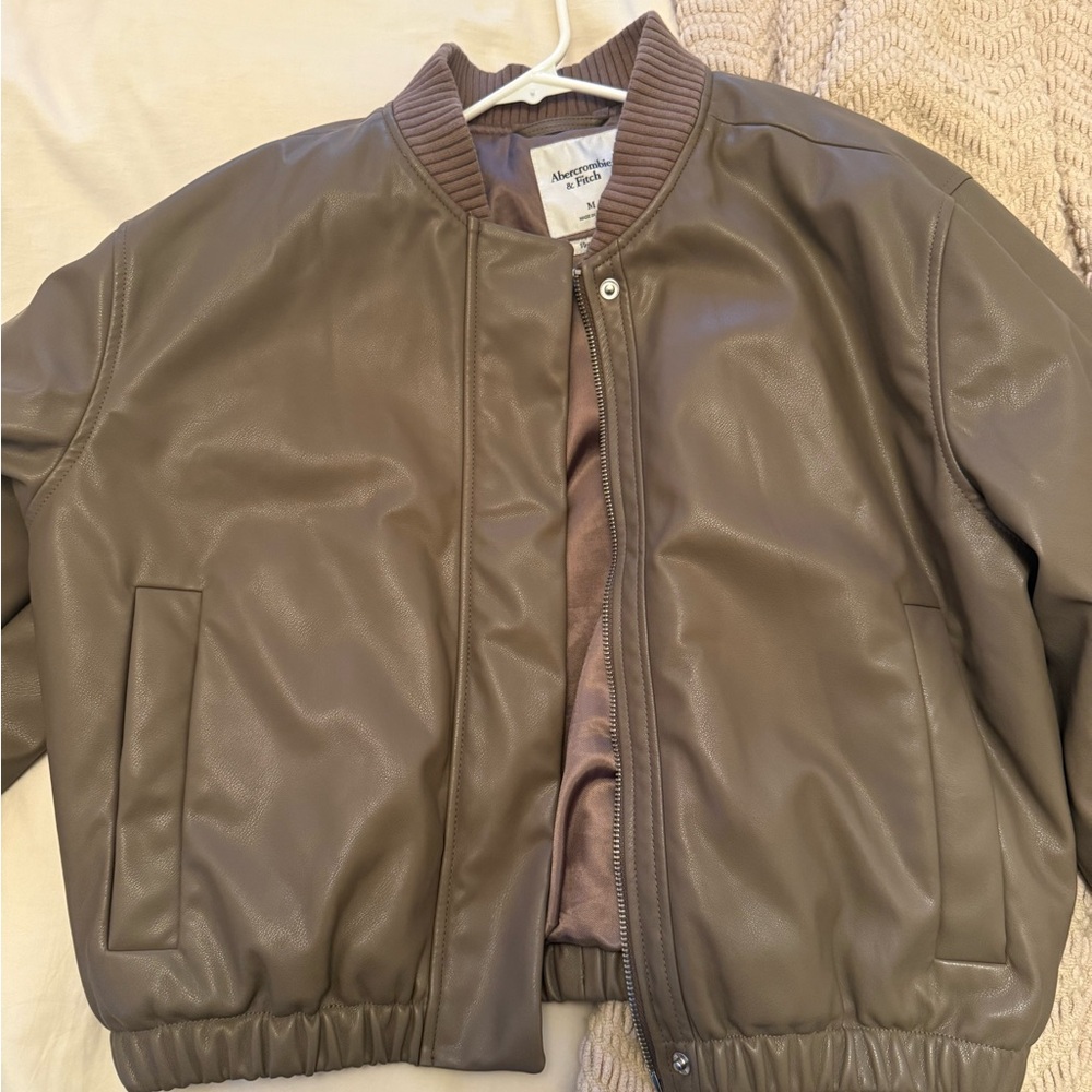 Abercrombie & Fitch Vegan Leather Jacket